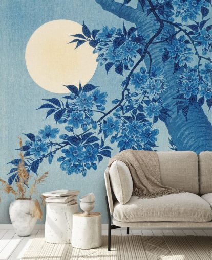 blue and white tree wallpaper blue and white tree wallpaper