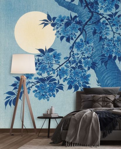 blue and white tree wallpaper blue and white tree wallpaper