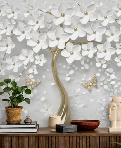 white and gold blossom wallpaper white and gold blossom wallpaper