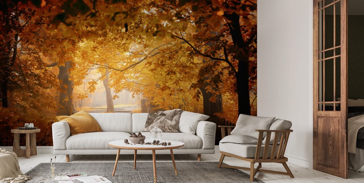 Turn to Fall Wall Mural | Wallsauce US