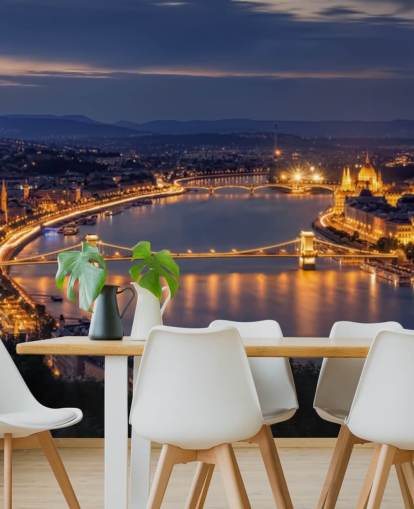 budapest and river at night wallpaper budapest and river at night wallpaper