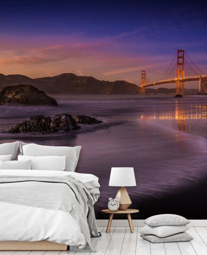 fondo de pantalla golden gate bridge vista costera al atardecer fondo de pantalla golden gate bridge vista costera al atardecer