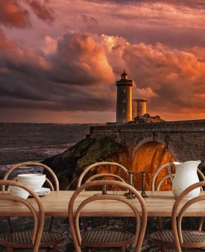 Papier Peint Fresque Phare du Papier Peint Fresque Phare du