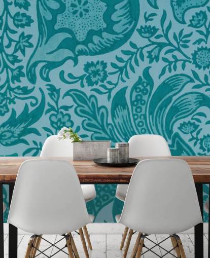 paisley style blue wallpaper paisley style blue wallpaper