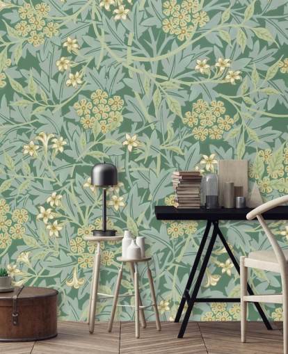 leaves and flowers green wallpaper leaves and flowers green wallpaper