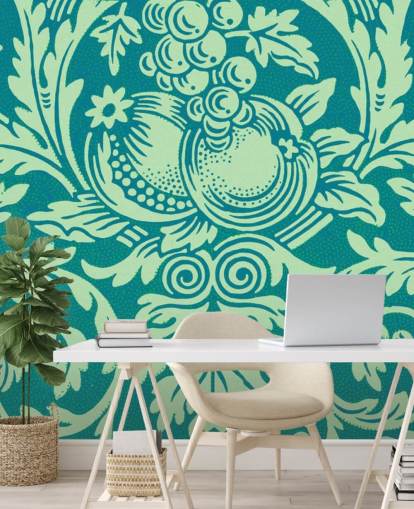 teal and mint green vintage pattern wallpaper teal and mint green vintage pattern wallpaper