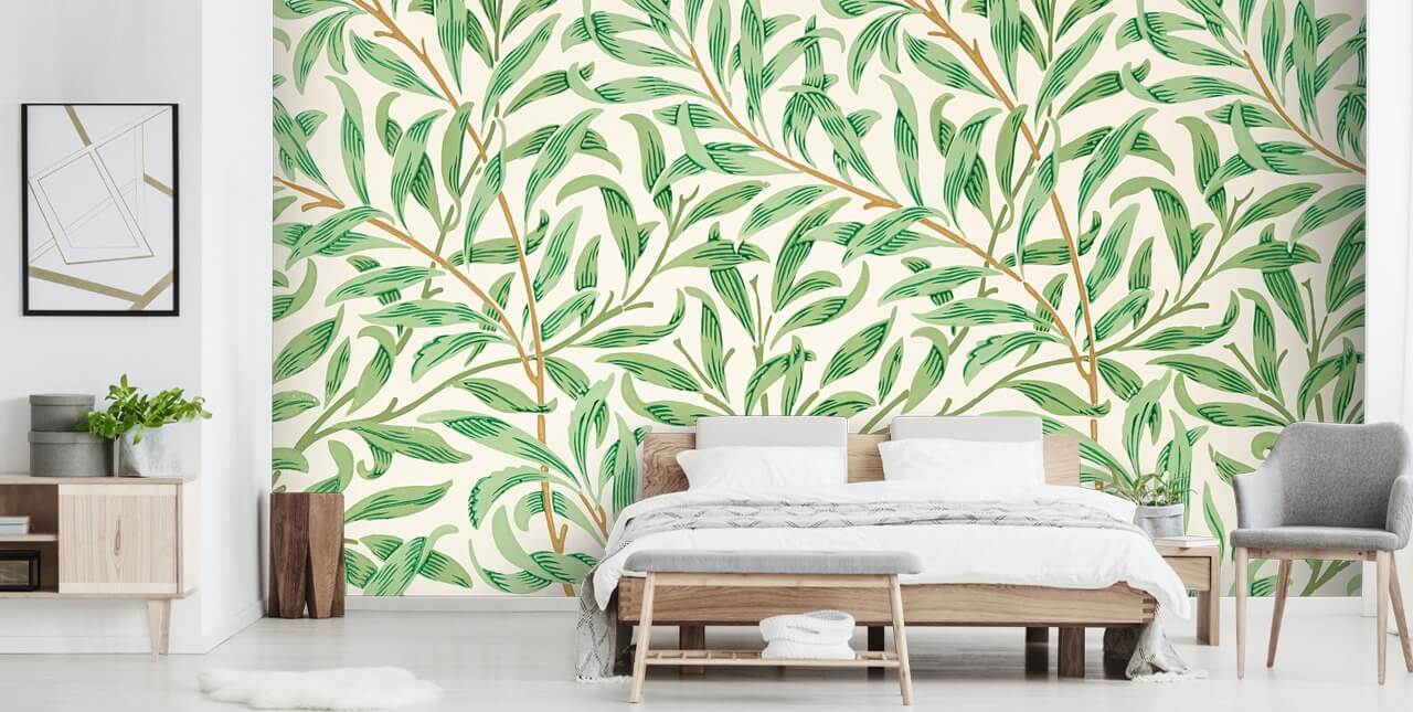 papel tapiz de hojas verdes sobre fondo blanco papel tapiz de hojas verdes sobre fondo blanco