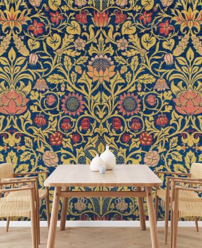 donker bloemen vintage patroon behang donker bloemen vintage patroon behang