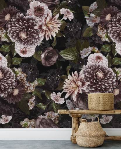 dark purple and lilac floral wallpaper dark purple and lilac floral wallpaper