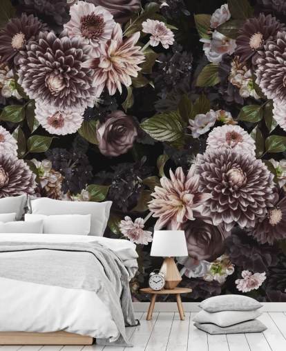 dark purple and lilac floral wallpaper dark purple and lilac floral wallpaper