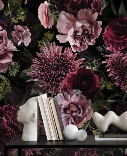 dark purple and lilac floral wallpaper dark purple and lilac floral wallpaper