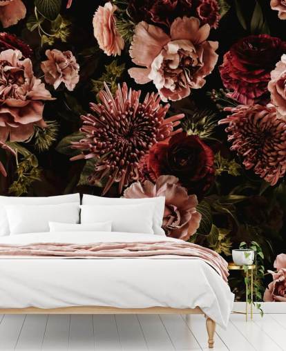 dark red and pink florals wallpaper dark red and pink florals wallpaper
