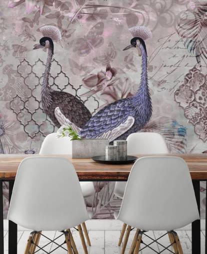 fundo vintage marrom roxo com papel de parede guindastes azuis fundo vintage marrom roxo com papel de parede guindastes azuis