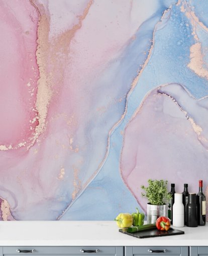 papier peint aquarelle personnalisé rose, bleu et lilas appelé Dreamy Watercolour pour chambres papier peint aquarelle personnalisé rose, bleu et lilas appelé Dreamy Watercolour pour chambres