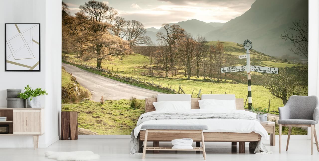Lake District Road Countryside Wallpaper Lake District Road Countryside Wallpaper
