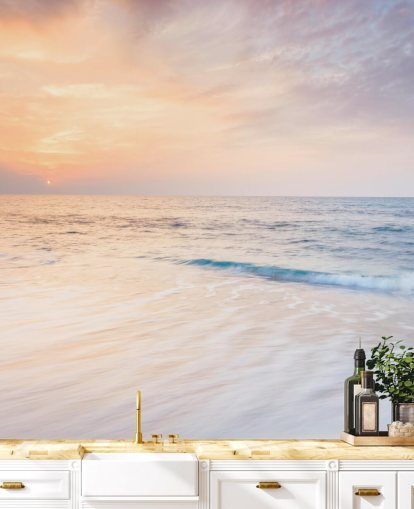 ondas brancas leitosas e pêssego sunset sky wallpaper ondas brancas leitosas e pêssego sunset sky wallpaper