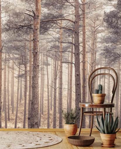 Skov i skumringen Skov i skumringen