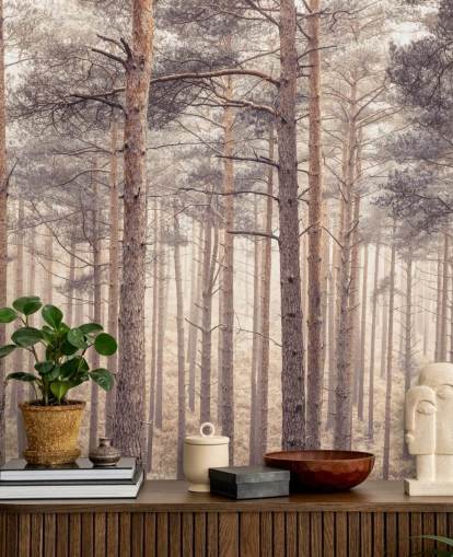 Skov i skumringen Skov i skumringen