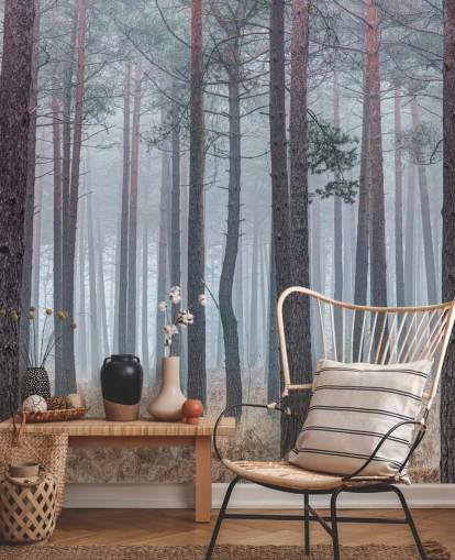 misty forest wallpaper misty forest wallpaper