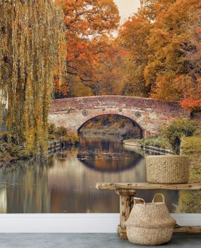 Canal through a forest Canal through a forest