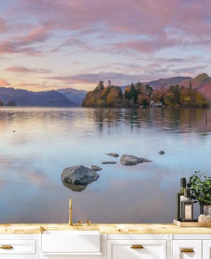 Lake Surrounded by Mountains Lake Surrounded by Mountains