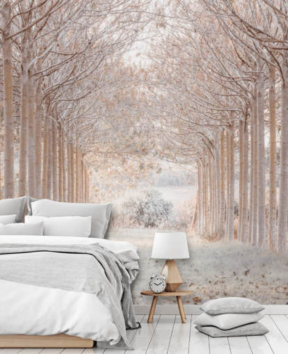 Alberi innevati in un paese delle meraviglie Alberi innevati in un paese delle meraviglie