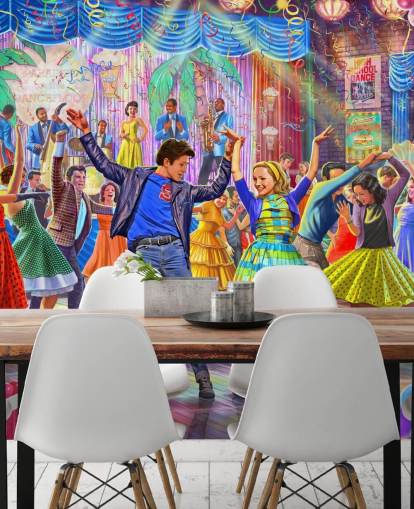 värikäs 1950-luvun tapetti värikäs 1950-luvun tapetti