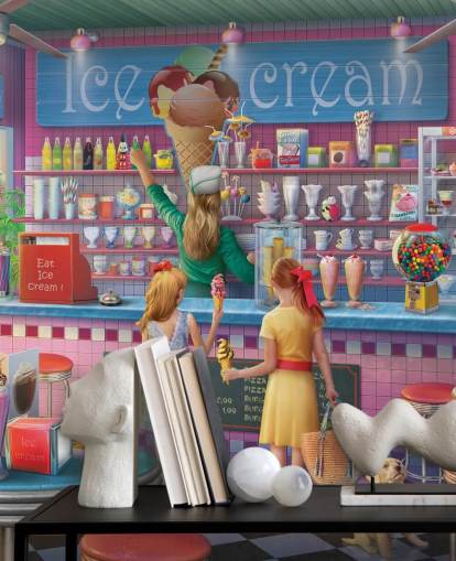 ice cream diner wallpaper ice cream diner wallpaper