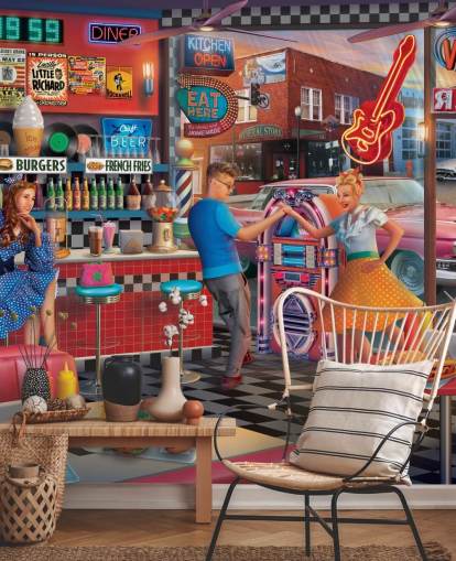 fargerik diner tapet fargerik diner tapet