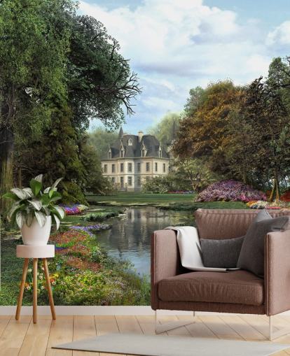 Chateau Garden River Wallpaper Chateau Garden River Wallpaper