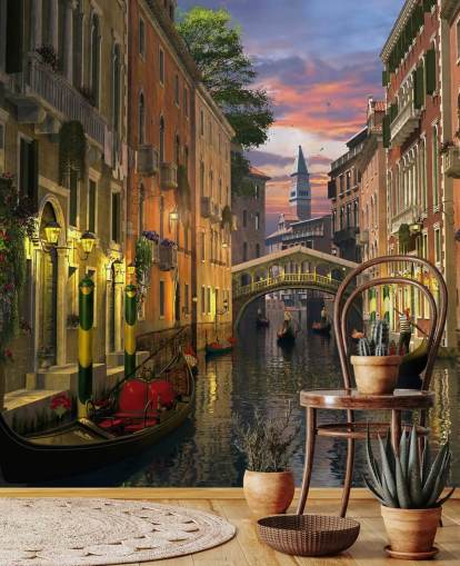 gamle kanalen i Venezia tapet gamle kanalen i Venezia tapet