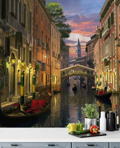 gamle kanalen i Venezia tapet gamle kanalen i Venezia tapet
