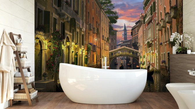 gamle kanalen i Venezia tapet