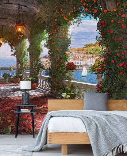 balcon de façade par la côte papier peint balcon de façade par la côte papier peint