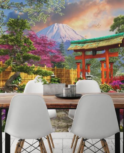 colourful japanese garden wallpaper colourful japanese garden wallpaper