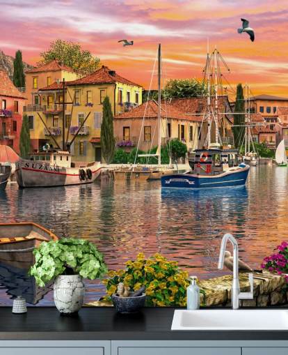 colourful boat wallpaper colourful boat wallpaper