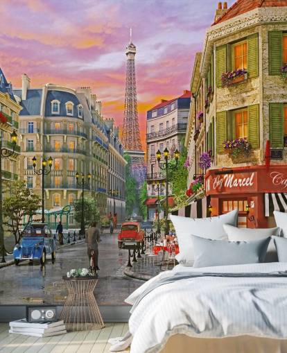 vanhat kadut Pariisin tapetti vanhat kadut Pariisin tapetti