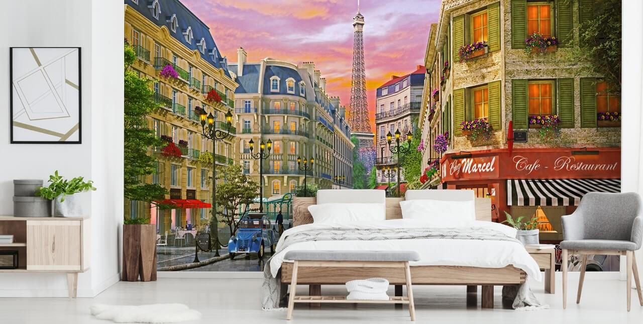 papel de parede ruas antigas de paris