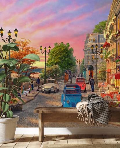 sunset by river siene in paris wallpaper sunset by river siene in paris wallpaper