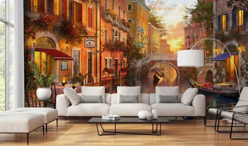 Venice Wallpaper & Wall Murals | Wallsauce US