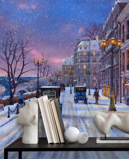 snow streets of paris wallpaper snow streets of paris wallpaper