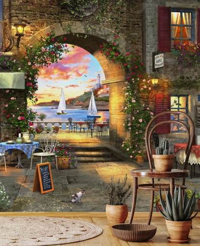 romantic european town wallpaper romantic european town wallpaper