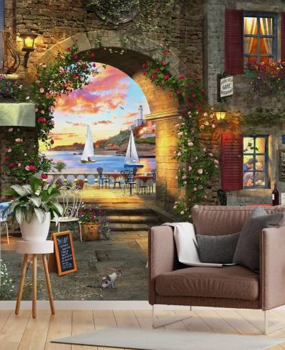 romantic european town wallpaper romantic european town wallpaper