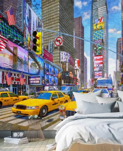 yellow taxis in times square wallpaper yellow taxis in times square wallpaper