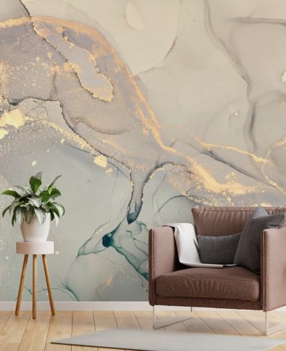 Hellgrau und lila getöntes, personalisierbares Marmortapeten-Wandbild namens Dreamy Marble Effect für Küchen, Schlafzimmer und Badezimmer Hellgrau und lila getöntes, personalisierbares Marmortapeten-Wandbild namens Dreamy Marble Effect für Küchen, Schlafzimmer und Badezimmer