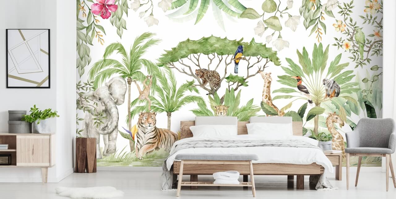 safari animal jungle wallpaper