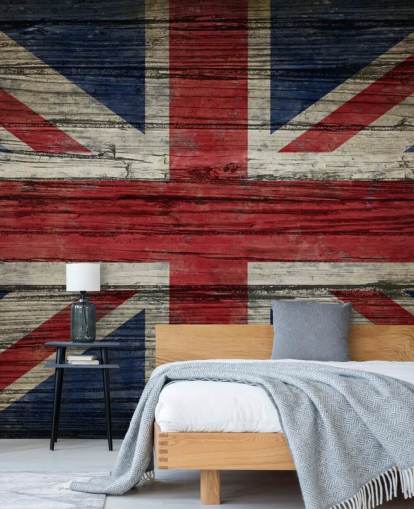 union jack on wood panels wallpaper union jack on wood panels wallpaper