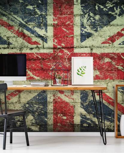 brick effect union jack wallpaper brick effect union jack wallpaper