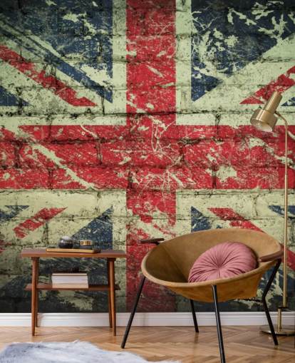 brick effect union jack wallpaper brick effect union jack wallpaper