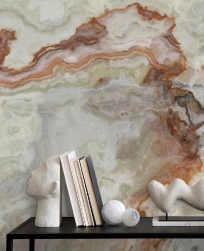 brown, orange and white marble wallpaper for kitchens, bathrooms and living rooms brown, orange and white marble wallpaper for kitchens, bathrooms and living rooms